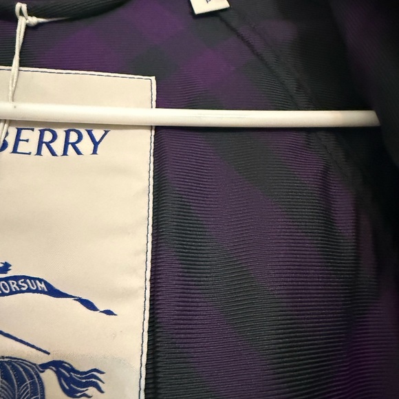 Burberry Black and Purple Zip-Up Jacket - Picture 6 of 7
